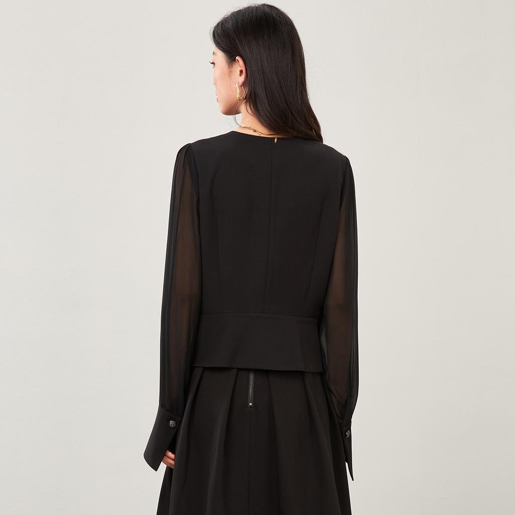 New Chinese Style Exquisite Small Shirt for Women