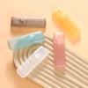 Mini Toothpick Storage Box with Lid Toothpick Box Portable Travel Floss Organizer Cotton Swab Dispenser Toothpick Dispenser