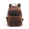 Handmade Vintage Buffalo Leather Backpack Rucksack Travel College Bag