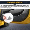 Door Anti-Kick Pad Sticker for Fiat 500 2008-2024 Abarth 595 695 2012-2024 - Carbon Fiber/Suede/Leather