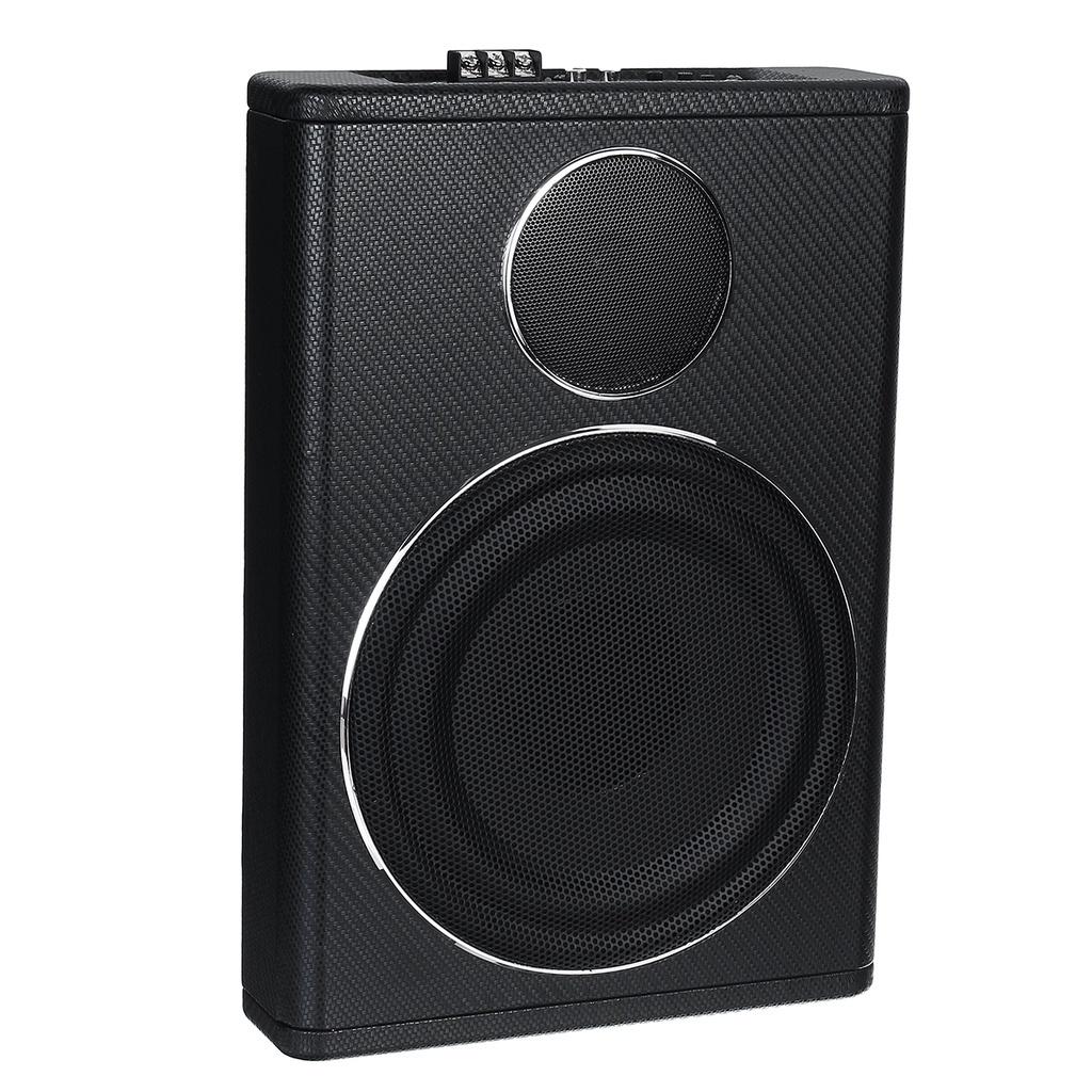 8"" 800W Bluetooth Car Amplifier Subwoofer Car Audio Slim Under Seat Active Subwoofer Bass Speaker Auto Woofer Music Player