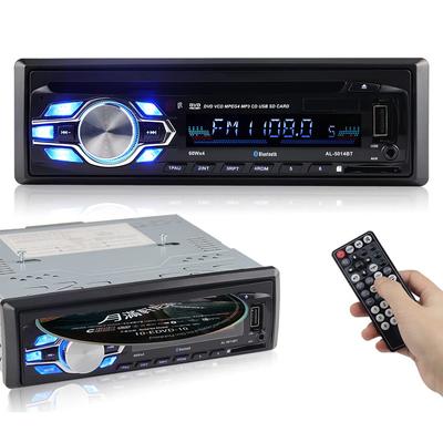 PolarLander Bluetooth Автомагнитола Пульт и Громкая Связь Панель Авто 1DIN FM USB SD Вспомогательный Вход DVD CD Плеер
