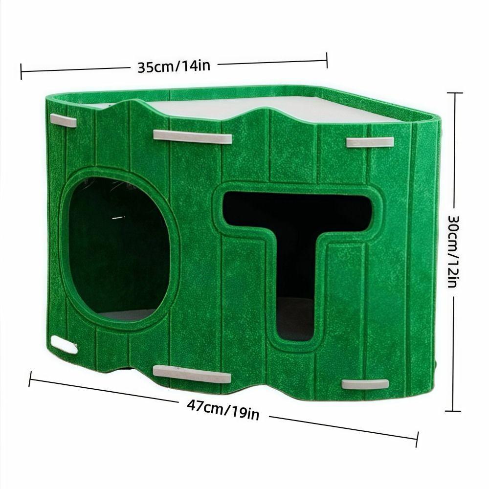 Комплексный домик для кошек с отверстиями, кошачий кондоминиум, домик-замок для кошек в японском стиле, четыре сезона