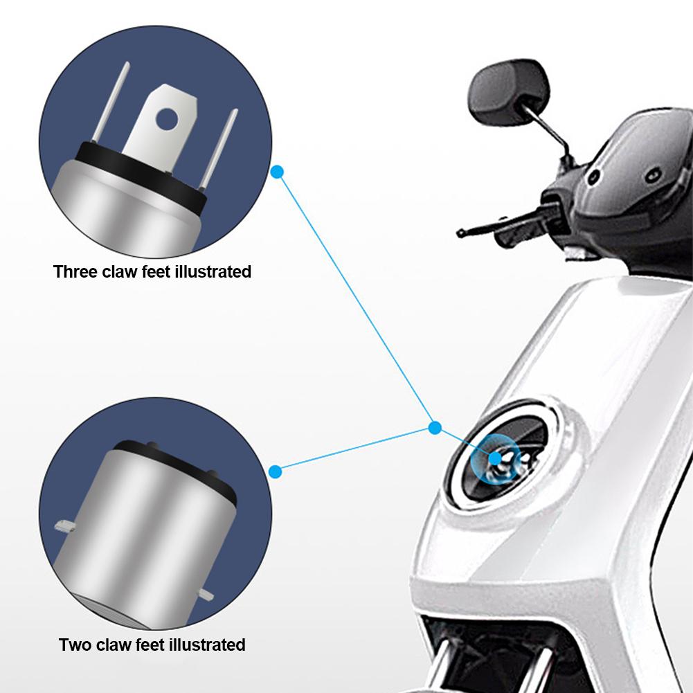 Motorcycle LED Headlight with Cooling Fun H4 BA20D High Low Beam Scooter Motorbike Headlamp Super Bright Light Front Lamp