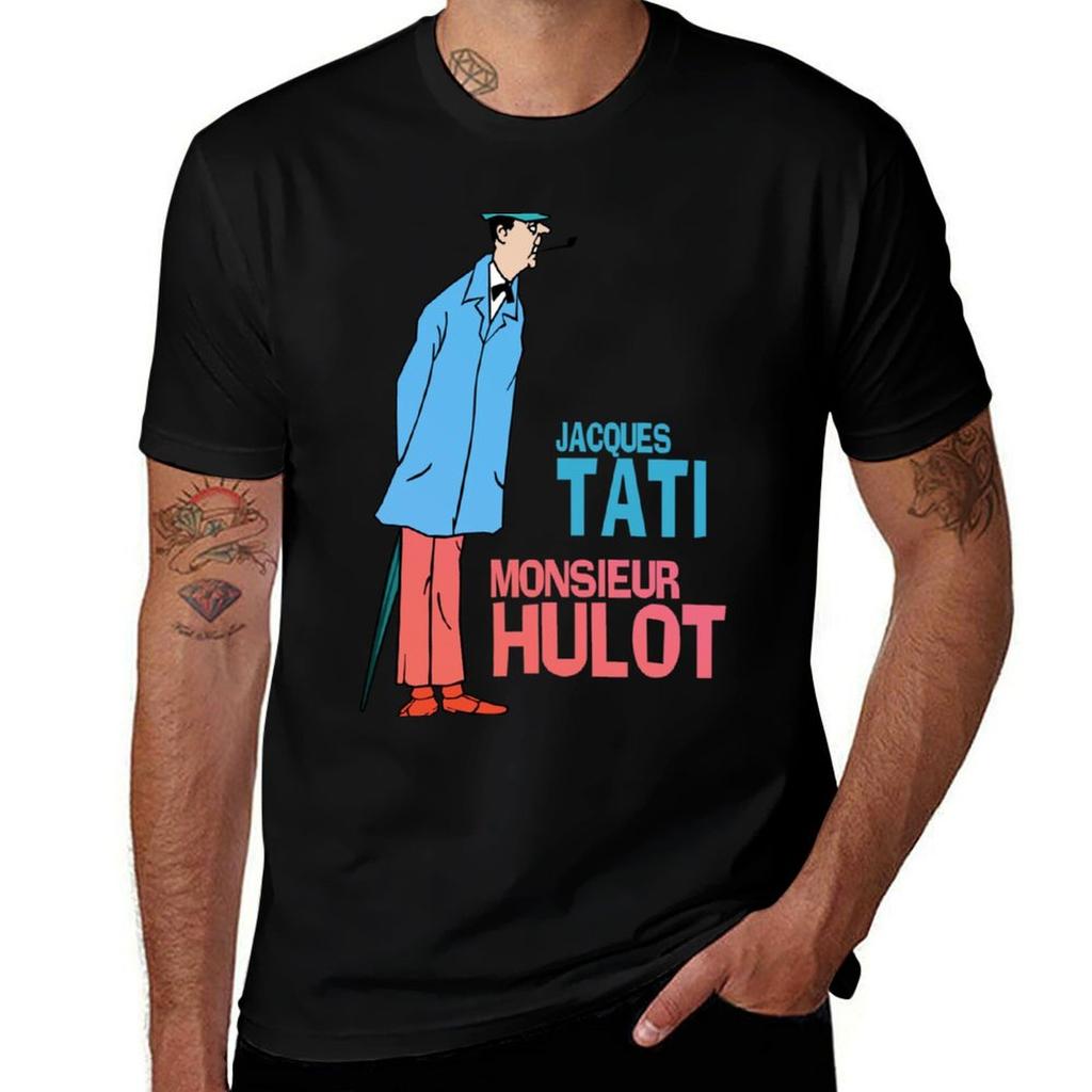 Jacques Tati Monsieur Hulot Essential Tshirt Minimal Art Print Tshirt