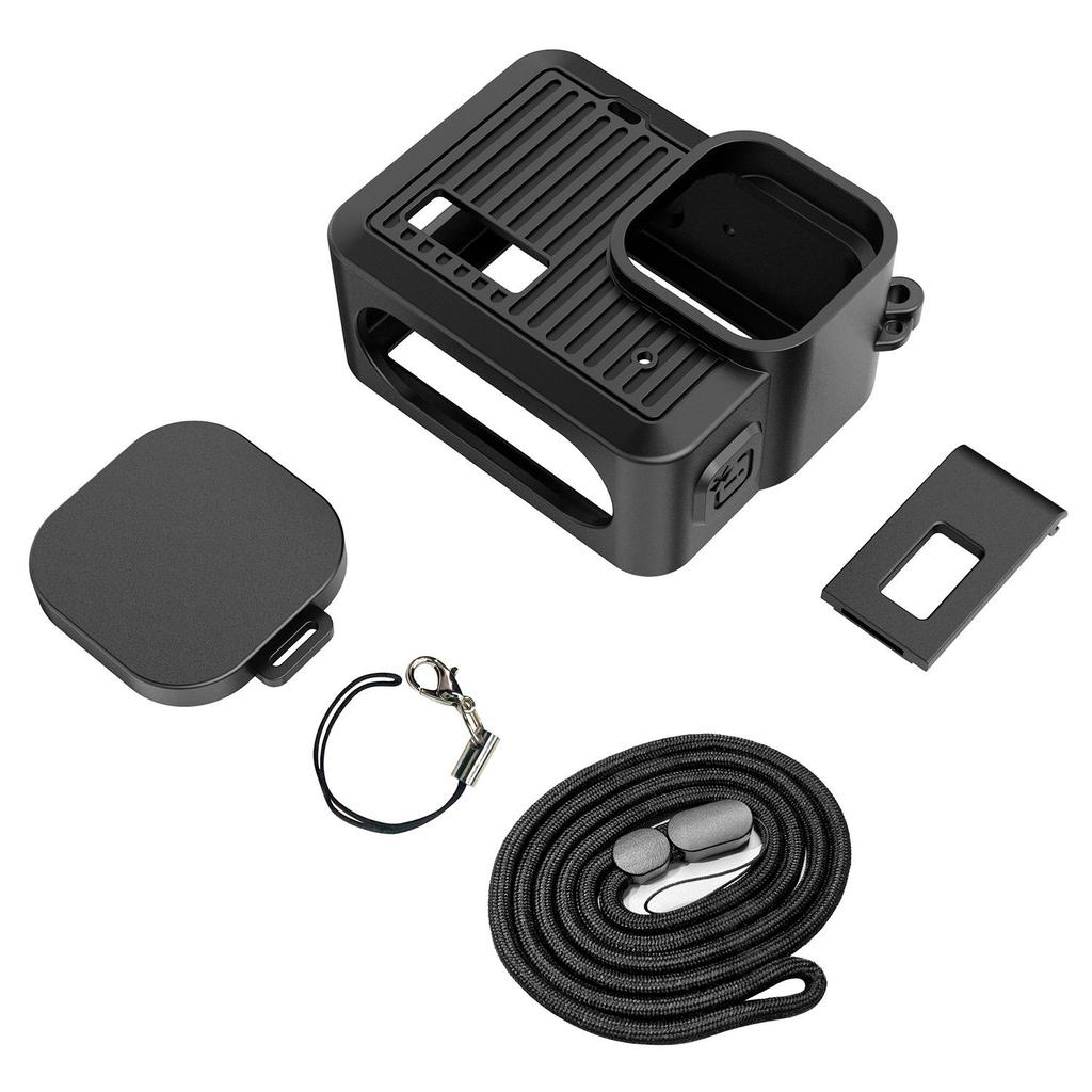 GoPro Hero Silicone Case with Tempered Lens & Battery Cover