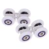 1Pair Sliding Door Rollers 4 Wheels Hanging Home Door Accessories Hardware