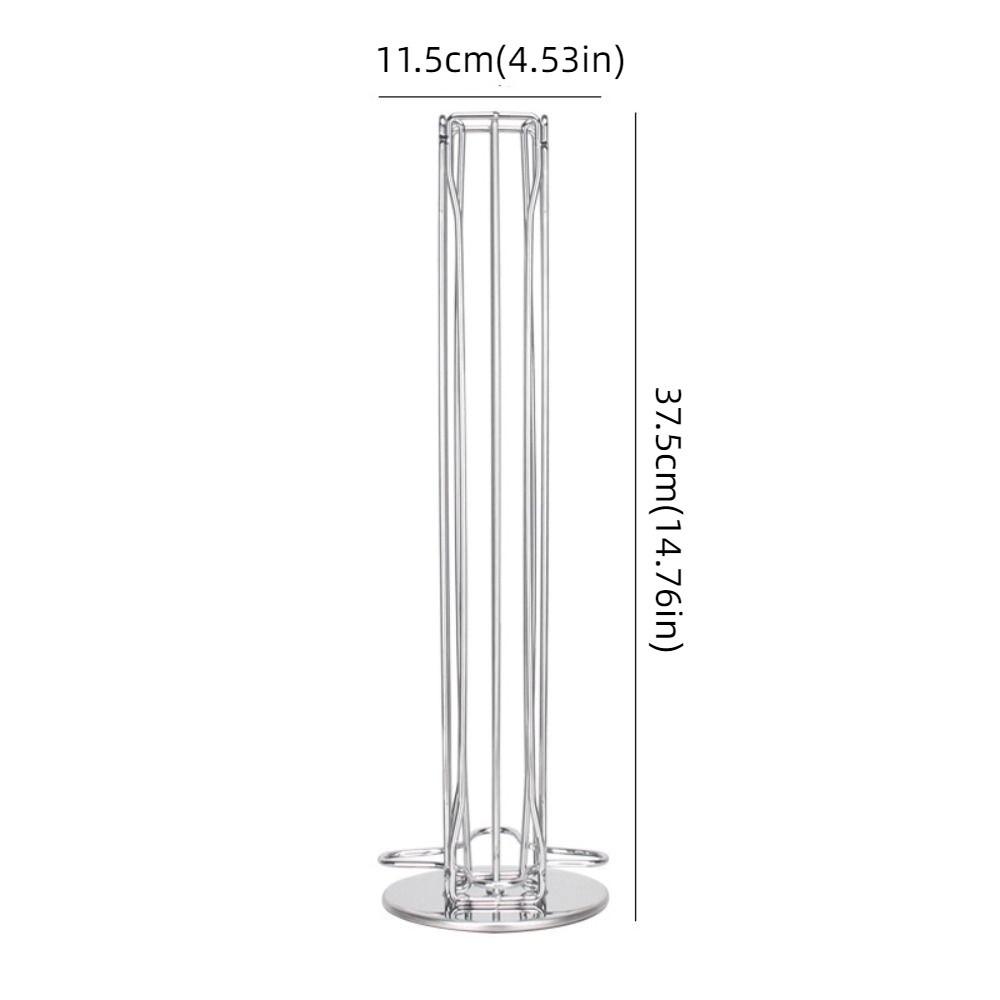 Позолоченная подставка-стойка для кофейных капсул, 40 держателей для кофейных капсул, Башня-стойка для кофейных капсул, Магазин молочного чая