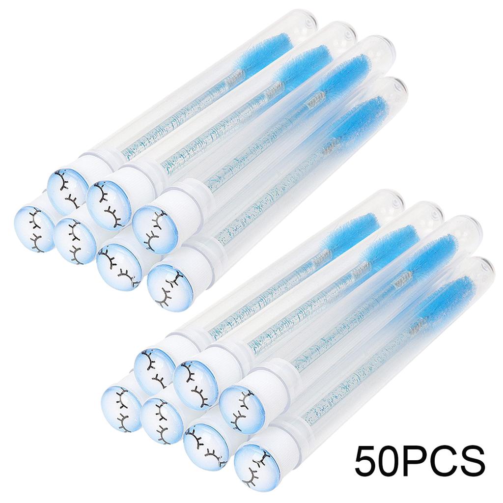 25/50 шт. Тубы для щеточек для ресниц, Кристальные палочки для туши для ресниц, Расческа для бровей, Контейнер-спули, Кисти-аппликаторы для ресниц, Инструменты для макияжа