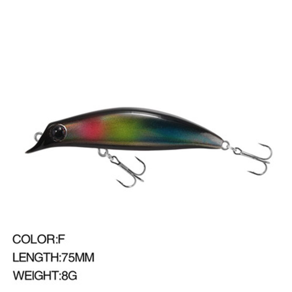 Multicolor Winter Fishing Crankbaits Useful Minnow Lures Long Casting Lure Fish Hooks Minnow Baits