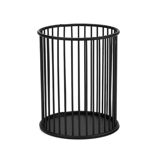 yangyizhi Metal Pen Holder, Nordic Desk Organizer for Makeup Brushes, Anti-Rust Multifunctional Storage Basket Pencils Office Supplies