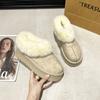 2025 Новые классические утолщенные пушистые женские зимние ботинки, удобные теплые ботильоны, женская зимняя обувь, массивные ботинки Mujer