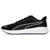 Transport Modern Synthetic Leather Low-Top Running Shoes Unisex Sneaker Black White 377030-01