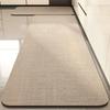 Rug for Kitchen Waterproof Floor Mat Pvc Leather Non-slip Foot Mats Oil-proof Long Carpet Solid Color Home Decoration Rugs