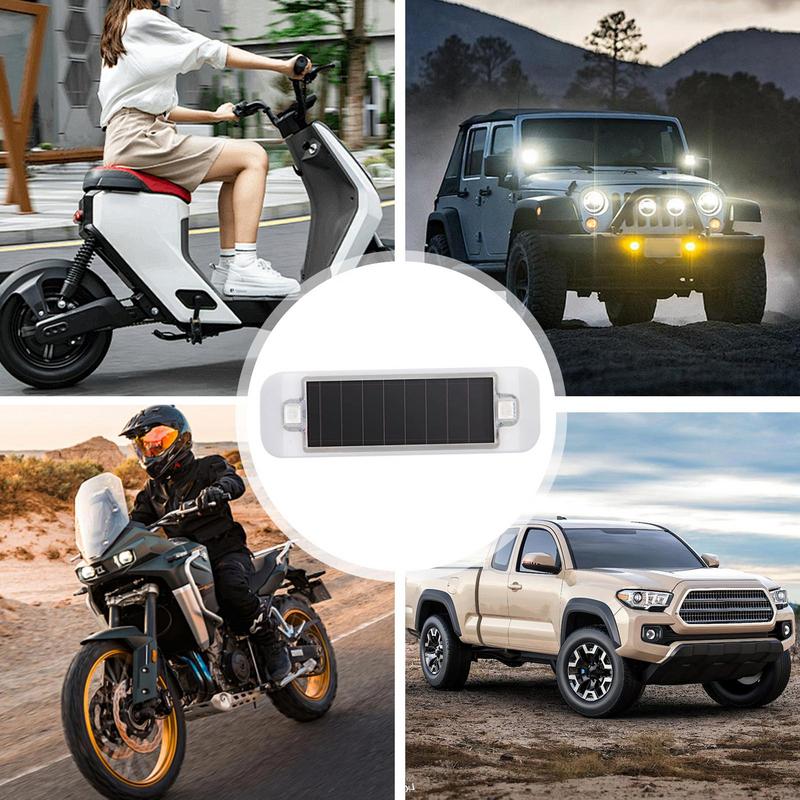 Задние фонари для велосипедов Датчик вибрации Солнечный свет для транспортных средств Водонепроницаемые самоклеящиеся велосипедные фонари для транспортных средств и мотоциклов