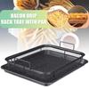 Oil Frying Baking Pan Non-stick Chips Basket Baking Dish Grill Mesh Kitchen Tools Black Stainless Steel Copper Baking Tray