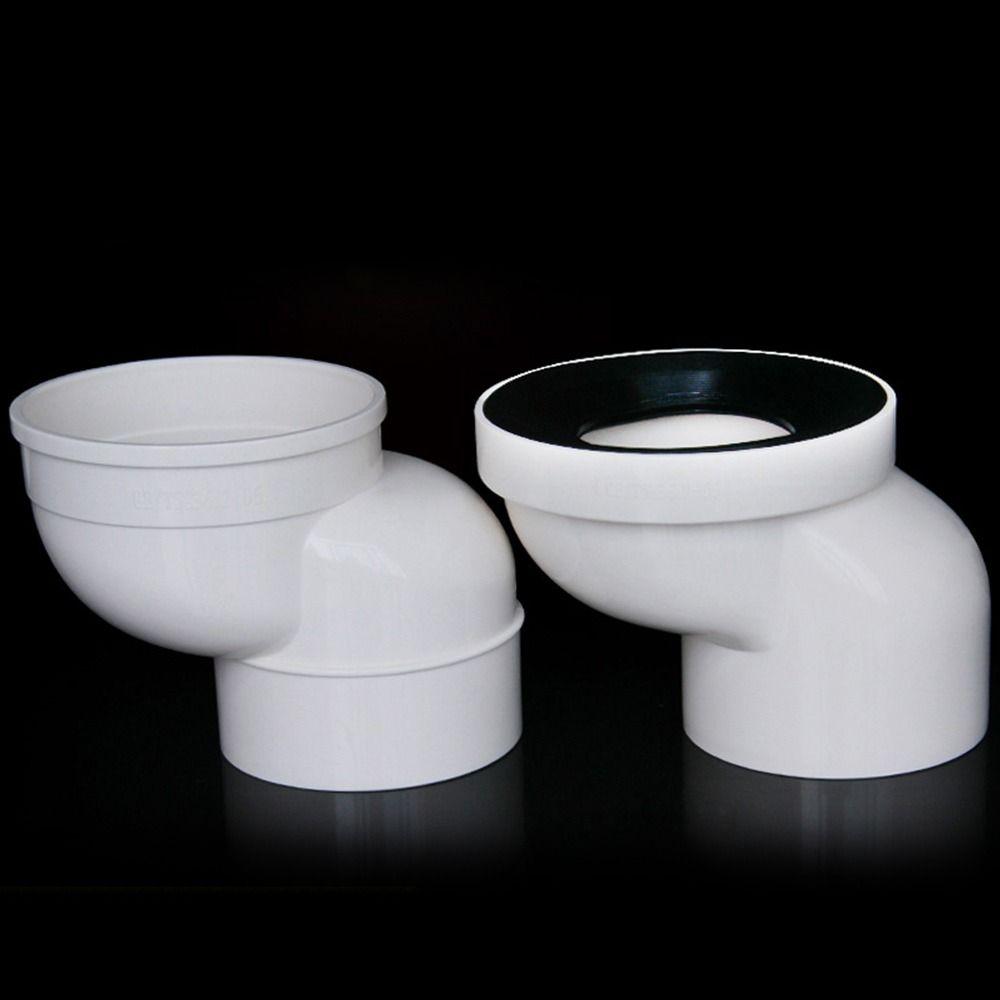 PVC Plastic Toilet Shifter Pipe 110mm Offset Flange Adapter  Toilet Installation
