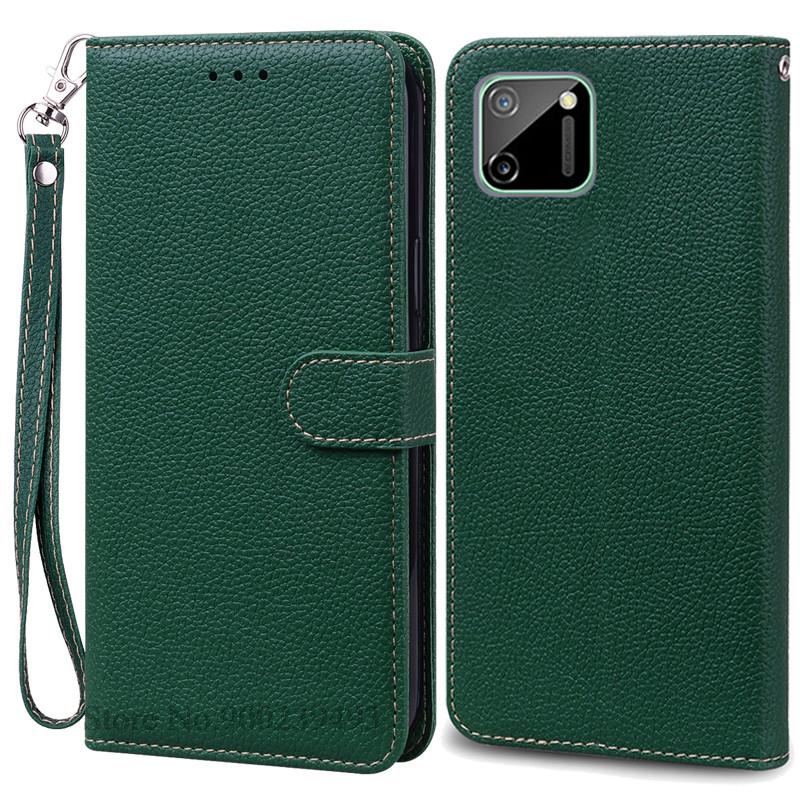 Чехол для Realme C11 Realme C11 2021, кожаный чехол-бумажник с откидной крышкой для Realme C11 2021, чехол Realme C11 2020, чехол Fundas