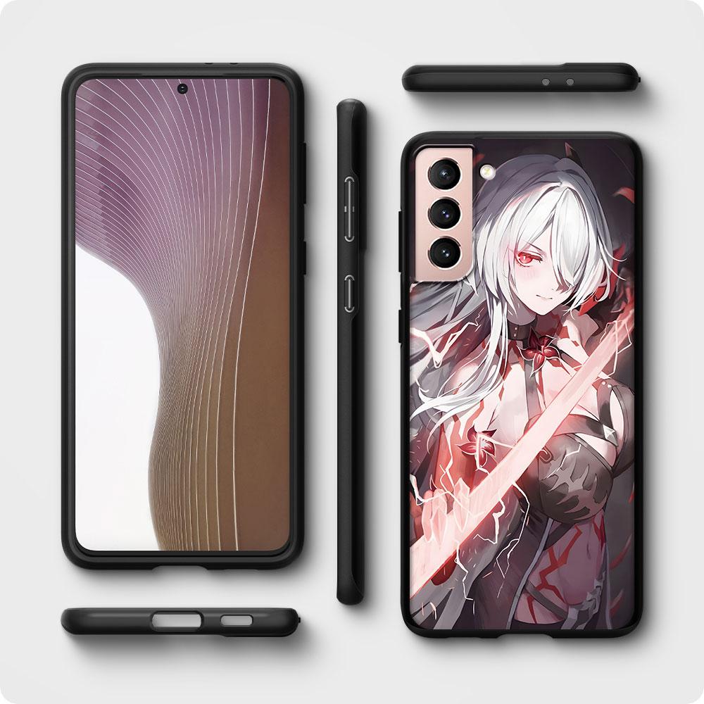 Honkai Star Rail Acheron Case for Samsung Galaxy S23 S10e S10 S21 FE S22 S9 S24 Ultra S20 Plus Soft Black TPU Phone Cover Bumper