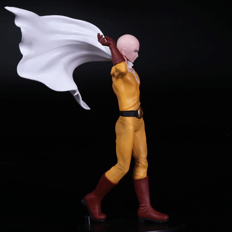 20СМ Аниме ONE PUNCH-MAN 3 Фигурка Лысый Сайтама Торнадо Стоящая Модель в Плаще Детские Игрушки ПВХ Подарок Статическая Коллекционная Кукла