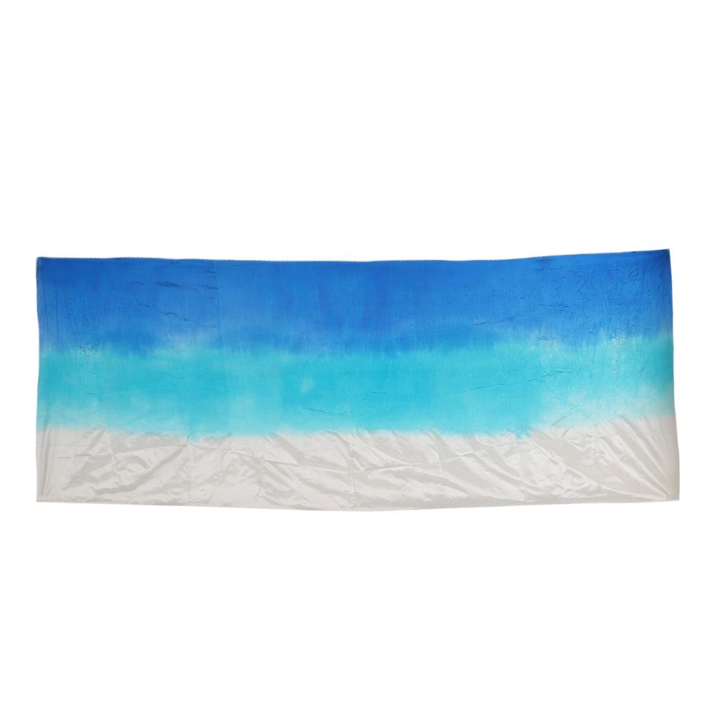 Light Texture Latin Belly Dance Shawls Gradient Color Performance Shawl Dancing Scarf