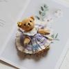 Plaid Doll Dress Up Clothes Cotton Kawaii Mini Doll Skirt Cute Exquisite Doll Skirt  10-15cm Doll