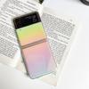 Для Samsung Складной Экран ZFlip3 Чехол для Мобильного Телефона для Samsung ZFlip6 Лазерный Градиентный Чехол-Книжка Защитный Сверхтонкий
