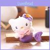 Mermaid Pendant Plush Bag Keyring Keychain Cat Animal Doll Pp Cotton