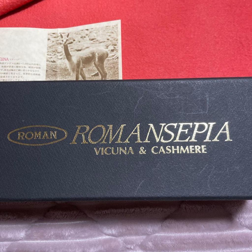 Б/у Шарф-палантин из кашемира ROMANSEPPIA Vicua