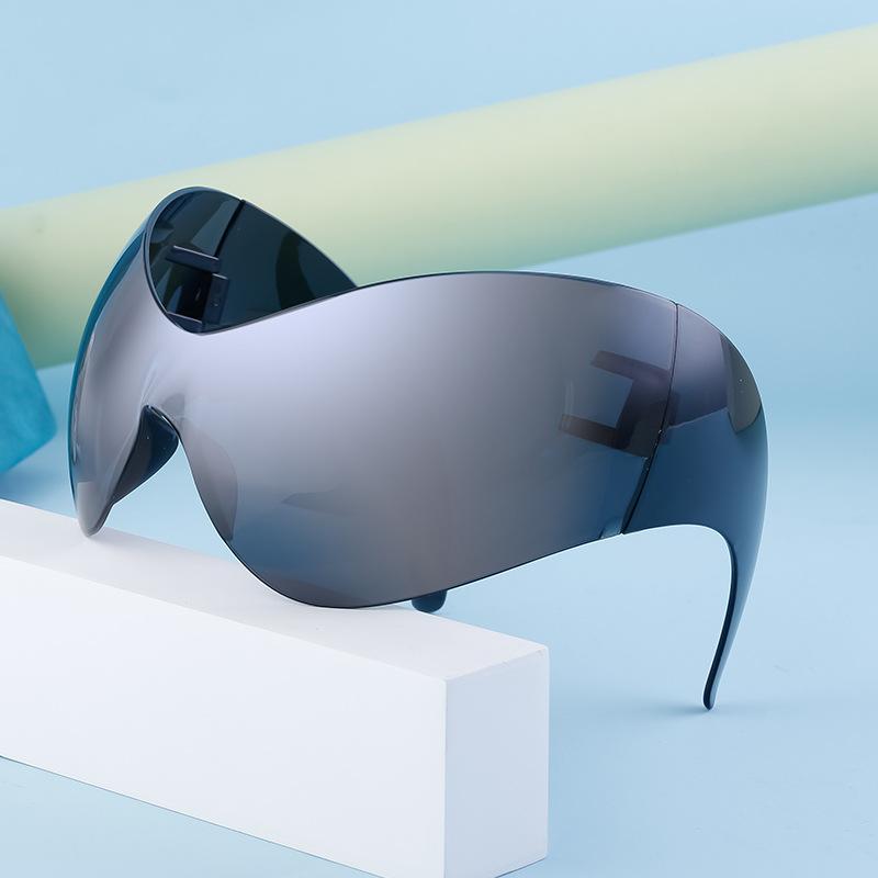 Новые солнцезащитные очки Y2K Cat Eye женские солнцезащитные очки Tide Cycling с большой оправой женские солнцезащитные очки