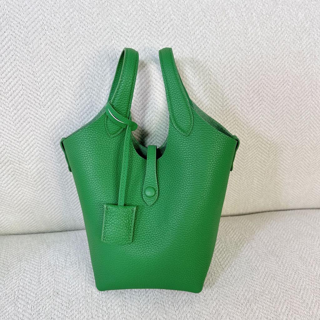 2025 Новый верхний слой TC коровьей кожи сумка-ведро для воды сумка-корзина для овощей Большая вместимость повседневная сумка через плечо на одно плечо женская сумка тренд