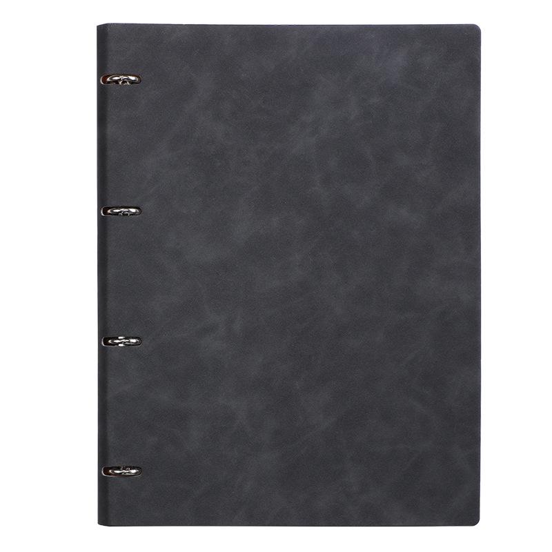 New Style A4 Loose-Leaf Notepad: Elegant, Simple, Detachable Ring for Business or Office Meetings