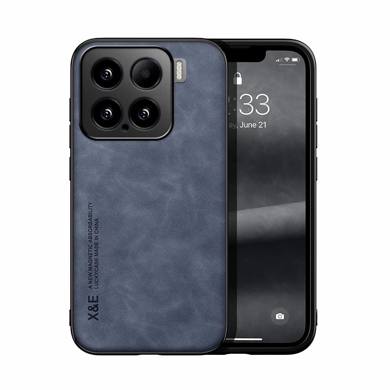 Для Xiaomi 15, 15 Pro Чехол Ударопрочный Кожаная Текстура Шелковистое Ощущение Чехол С Магнитной Притяжкой внутри Для Xiaomi Mi 15