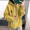 Women's Winter Hooded Pullover Loose Large Size Long Sleeve Top