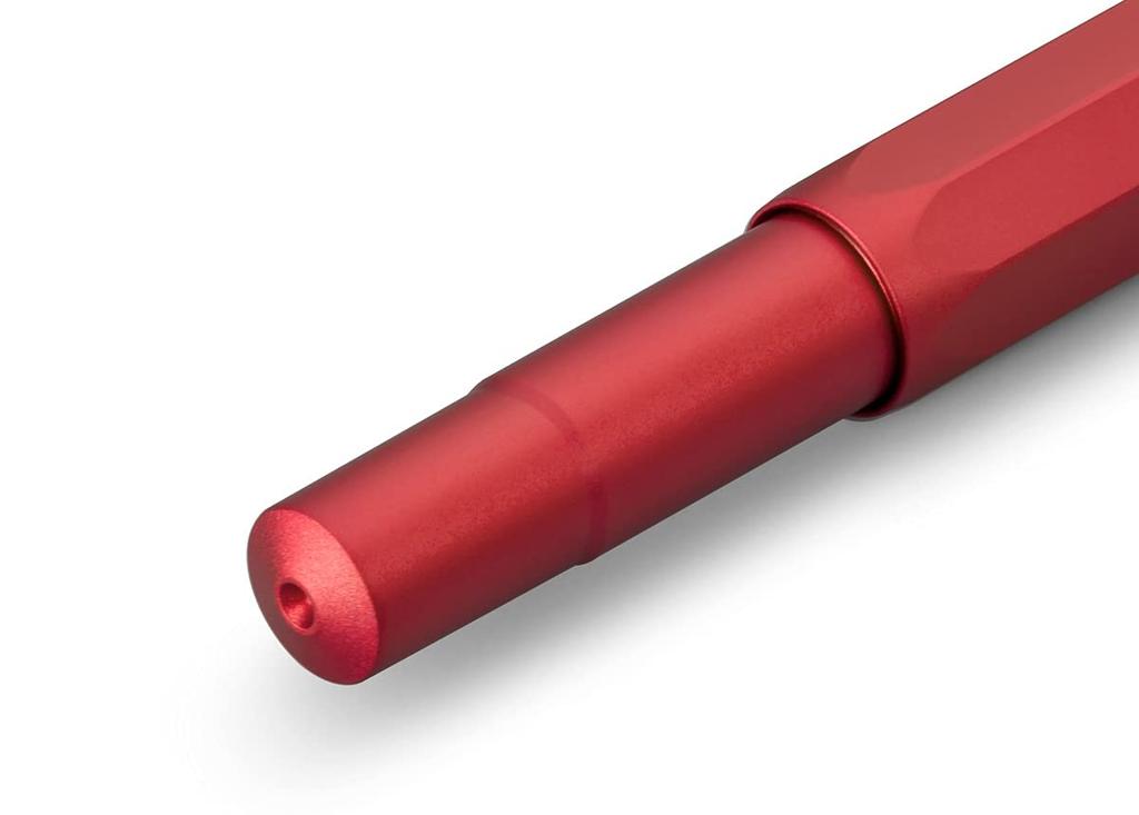 Kaweco AL Sport Fountain Medium Nib Deep Pen, (M), Red, ALFP-DR (Official Import)
