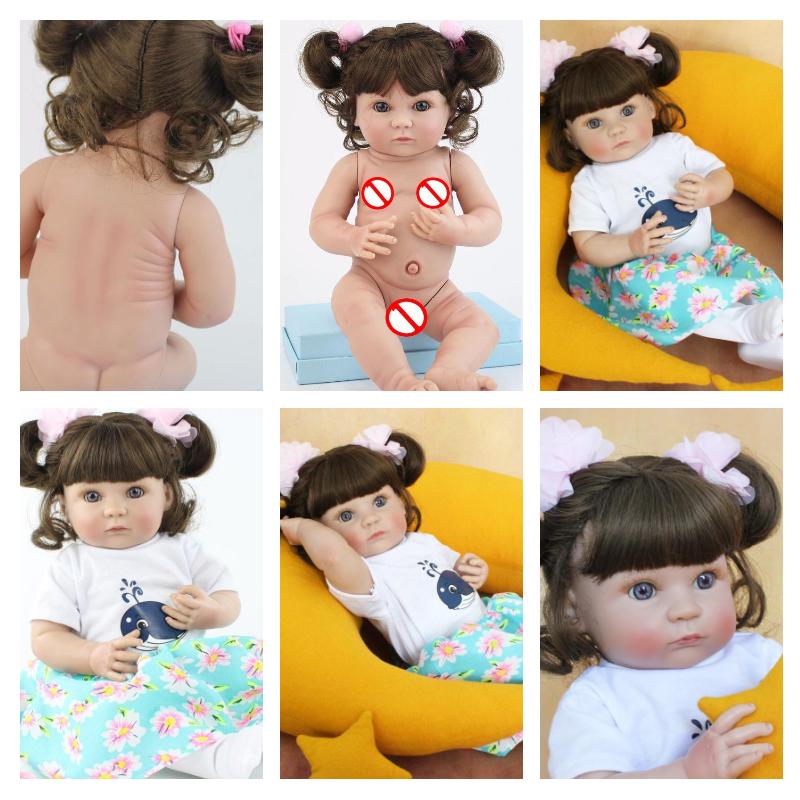 BZDOLL 40 см, полностью силиконовая кукла реборн для девочек, виниловая мини-игрушка для новорожденных Bebe Boneca, детское платье, игрушка для купания, подарок на день рождения