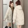 Пуховая одежда женская хлебная одежда средняя и длинная новая зимняя корейская версия свободная утолщенная одежда повседневные женские куртки