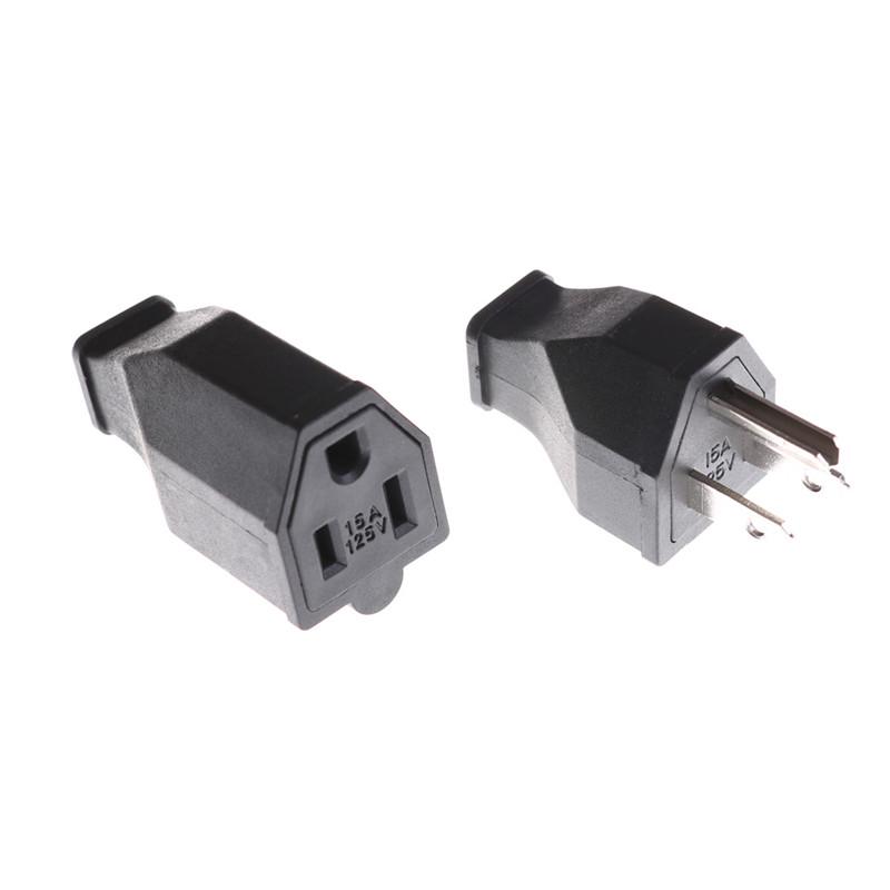 AC 125V 15A 3-контактный разъем шнура питания Us Plug Converter Высокая производительность