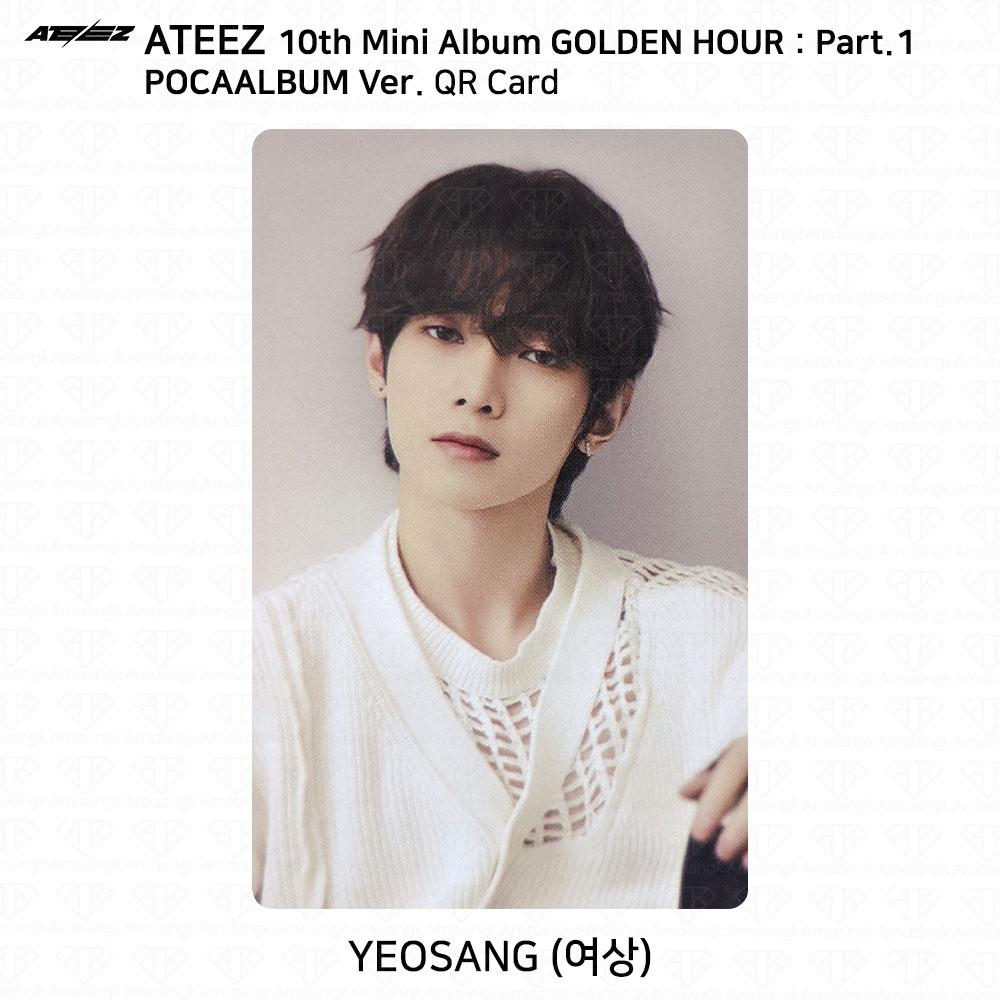 ATEEZ 10-й мини-альбом Golden Hour Part.1 POCAALBUM Фотокарта QR-изображение KPOP