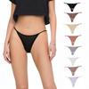 Women's Ice Silk Underwear Thin Belt Large Size Underwear