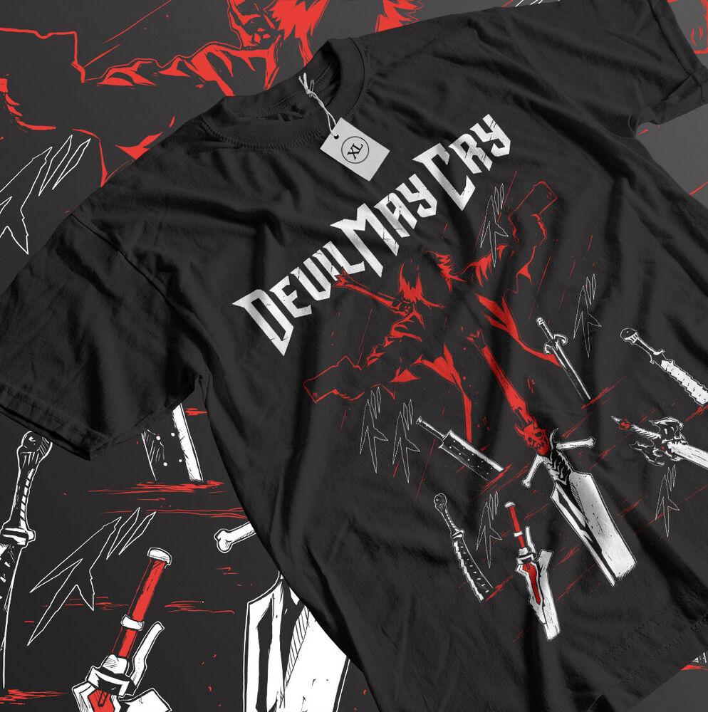 Футболка Virgil Devil Trigger May Cry DMC3 Премиум Унисекс Футболка Все Размеры Унисекс Футболка