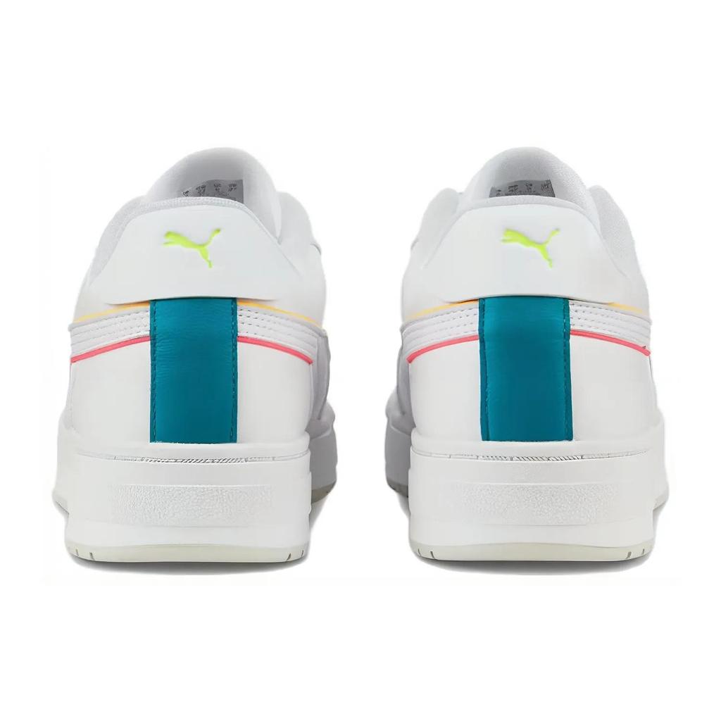Puma CA Pro 'Sum Pop - White Colorpop' (Unisex) White / Deep Aqua / Sun Stream / Sunset Glow Skate Shoes 388557 01