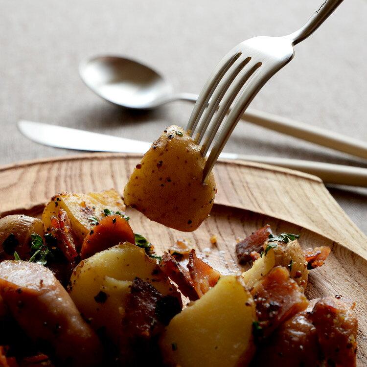 Authorized Retailer Cutipol GOA Dinner 6-Piece Set Ivory Silver Knife Fork Spoon 2 Each Cutlery