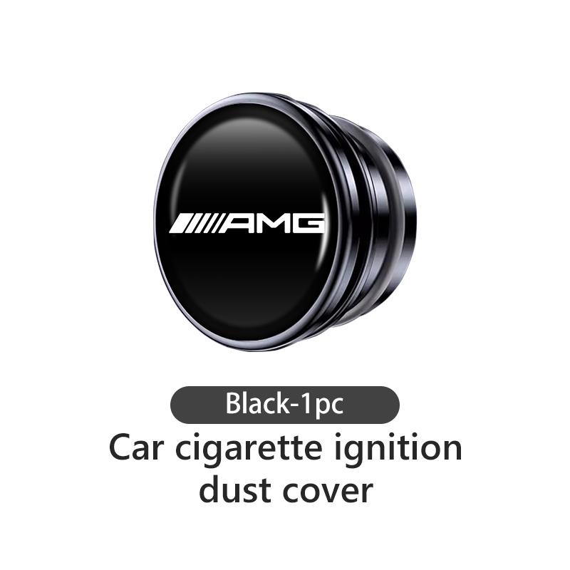 BKS2 Universal Car Cigarette Lighter Dust Proof Cover Cap Accessories For Mercedes Benz AMG A B C E S G Class A180 CLK CLA GLE GLC