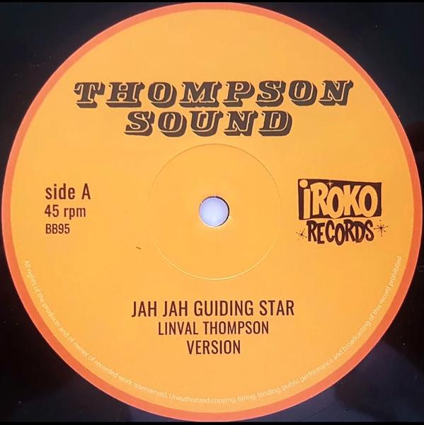 12-дюймовая пластинка LINVAL THOMPSON - Jah Jah Guiding Star / Cool Down Yo BB95 Iroko Records 2019 Франция Регги, Ска и Даб Б/у