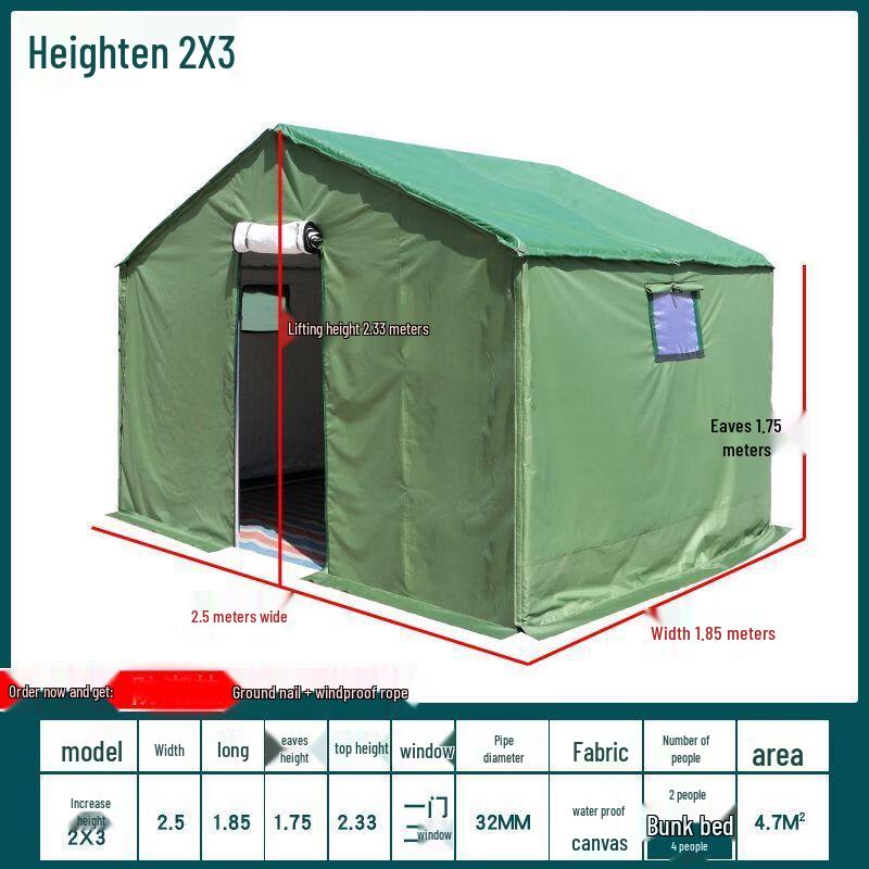 Steel Blood Emergency Disaster Relief All-Weather Tent
