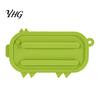 Multi Purpose Kitchen Organizer Silicone Pot Lid Holder, Cute Pig Shaped, Non Slip Heat Resistant Mat Non-slip Spatula Rest with Drain Grooves,