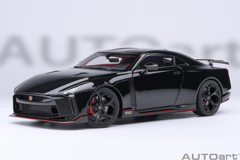 AUTOart Scale Nissan by ITALDESIGN Finished Model 77513 1/18 GT-R50 (Black/Matte Black)