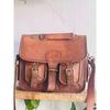 Men's Suitable Leather Vintage Laptop Handmade Briefcase Bag Satchel Messenger.