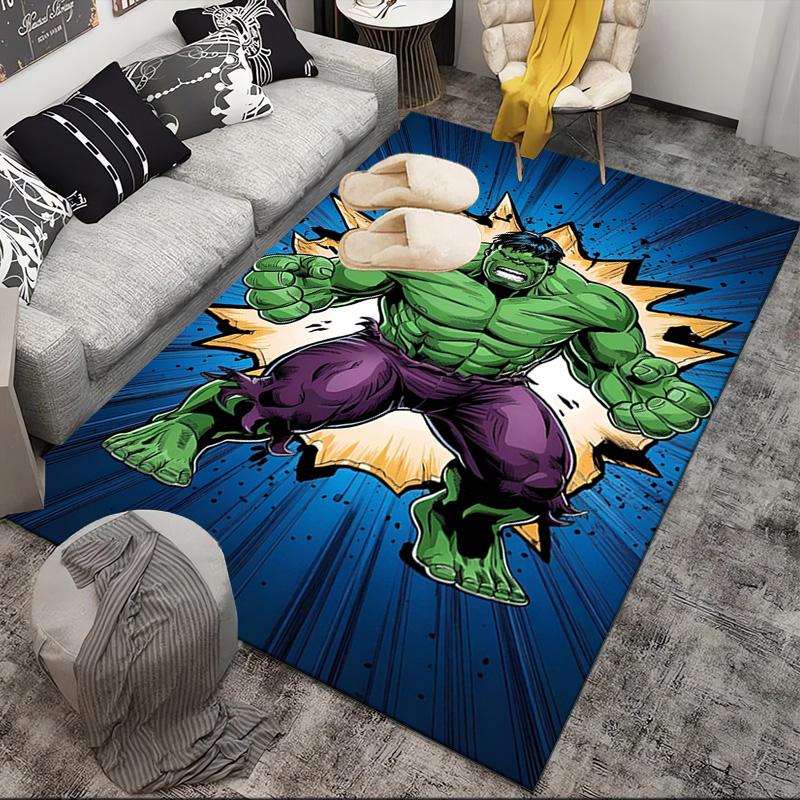 Superhero Power Burst Area Rug Suitable for Indoor And Outdoor,Carpets for Kitchens, Homes, Offices, Living Rooms,Home Decor,Christmas Gift